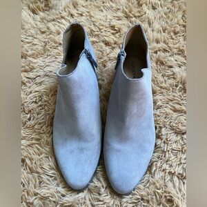 Lucky Brand Women's Gray Suede Ankle Boots